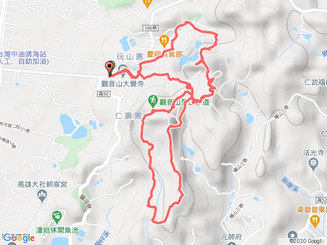 【高雄-小百岳】 觀音山_稜線連峰O型縱走(元旦第一道曙光任務) 