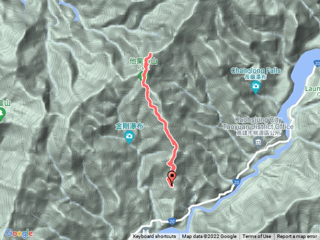塔羅留山他果晏山南我丹山連走20220420