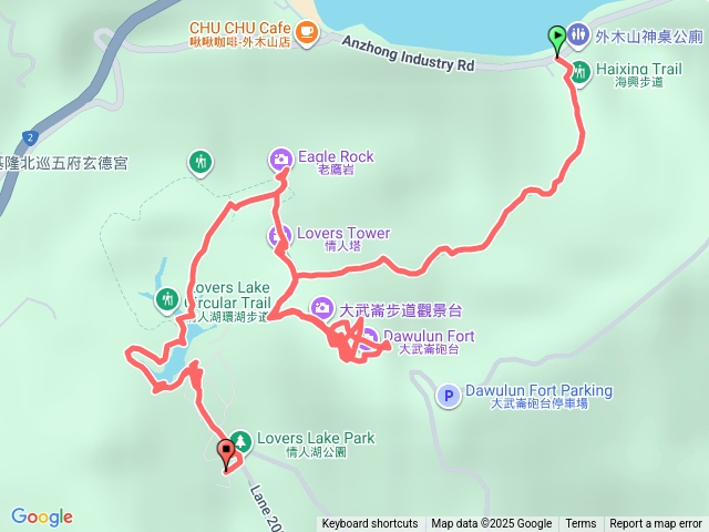 興海步道情人湖情人塔老鷹岩