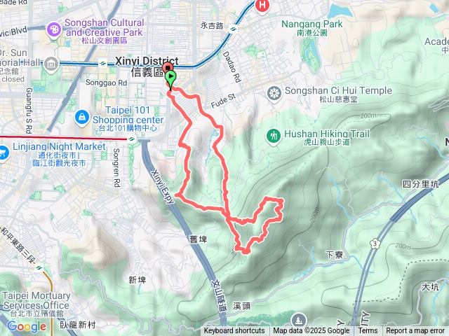 南港山四號攀岩路