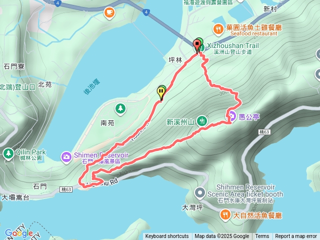 豆干店-愚公亭-新溪洲山三角點-雲霄飯店-溪洲公園-豆干店預覽圖