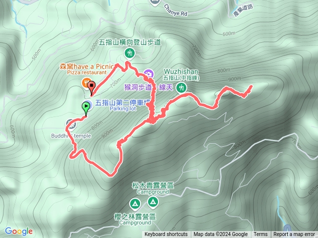 五指山溪谷道路預覽圖