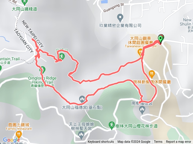 簡單駭客 尖棟山-青龍嶺-大同山O型