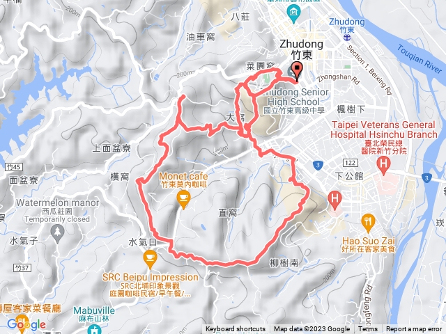 20231201 竹東三山O行 - 員崠子山 新具庒山 樹杞林山