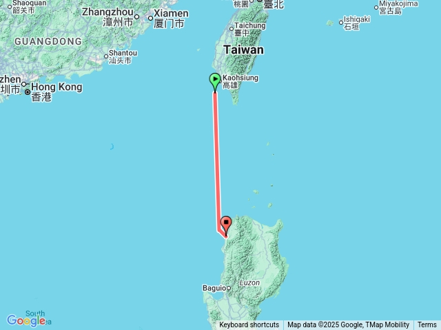 2025.11.24高雄往佬沃軌跡