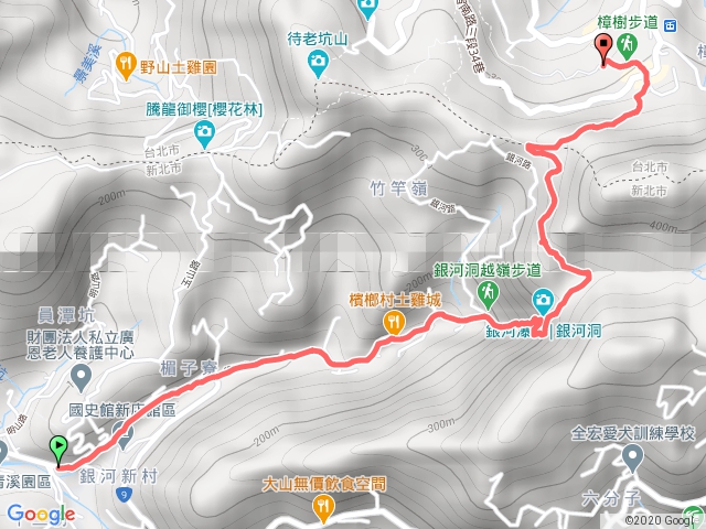 銀河洞越嶺至貓纜