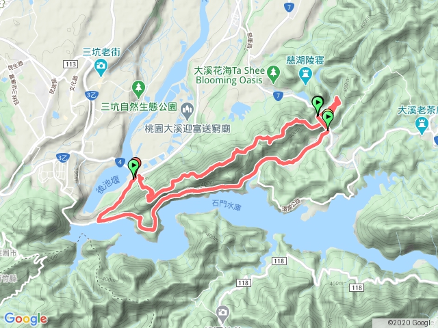 溪洲山頭寮山百吉步道縱走