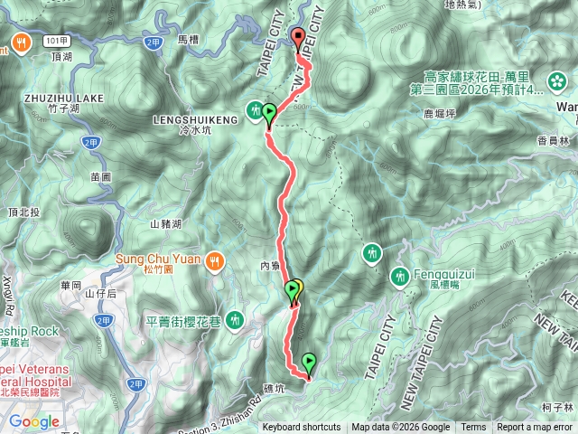 陽明山南北縱走預覽圖