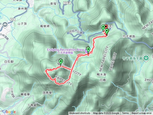 大屯二號二子坪面天山向天山向天池