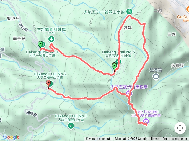 台中大坑15-15頭嵙山2號登山步道(2025-3-8)