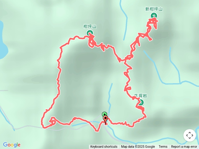 2021-12-05 關西天空咖啡~牛背岩~新柑坪山~柑坪山O繞