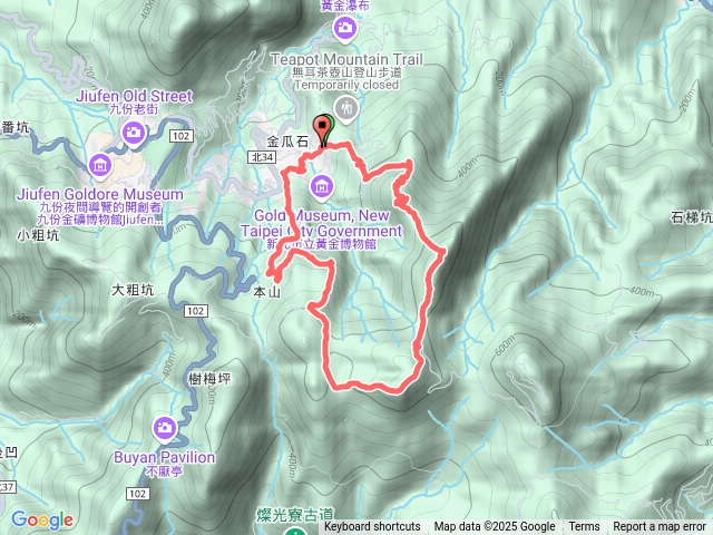 20250104無耳茶壺山半屏山燦光寮山O型縱走預覽圖