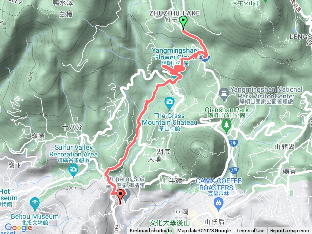 竹子湖到龍鳳谷地熱