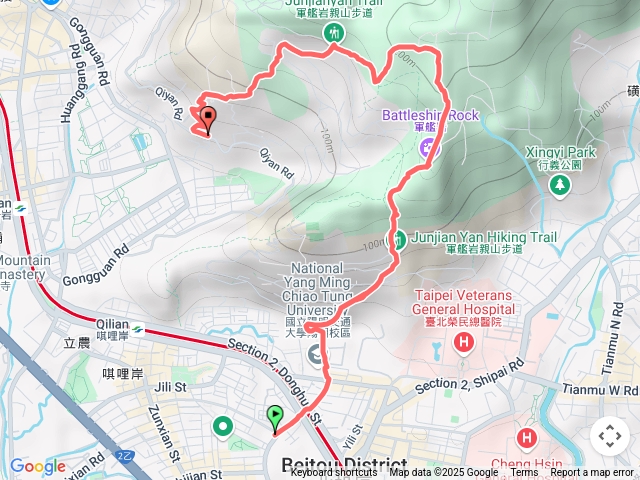 軍艦岩登山步道