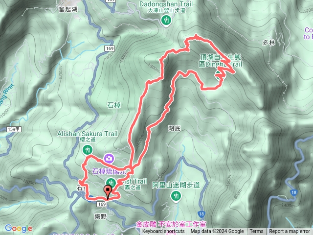 霧之道入口-茶之道-樂野山-霹靂山-大凍山-頂湖-焙仔桶林道-霞、櫻之道預覽圖