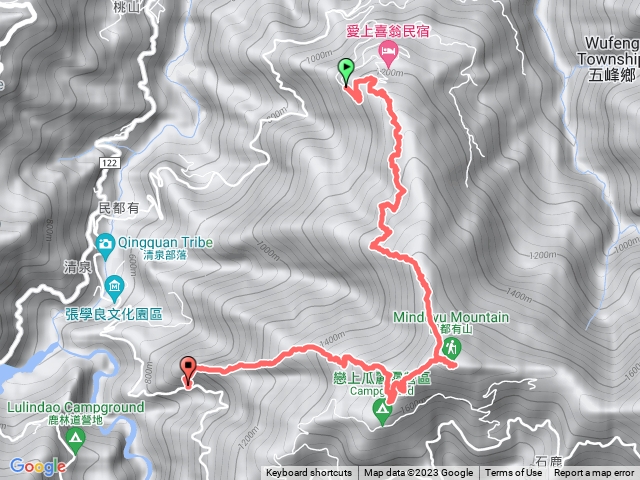 民都有3山縱走,民都有北峰、民都有山、民都有西峰(清泉山),五峰鄉