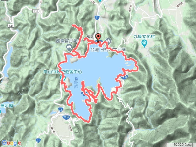 日月潭環湖跑順爬貓囒山及青龍山慈恩塔