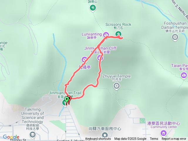 金面山步道