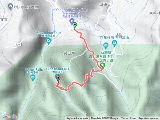 尖山湖之青山瀑布