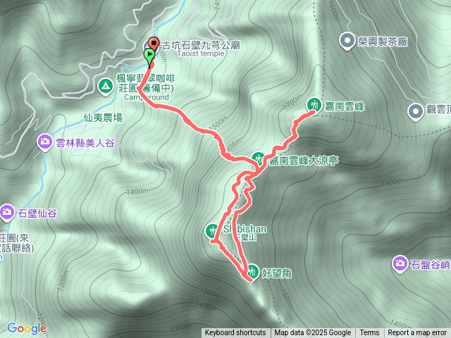 20251221嘉南雲峰、石壁山登山步道預覽圖