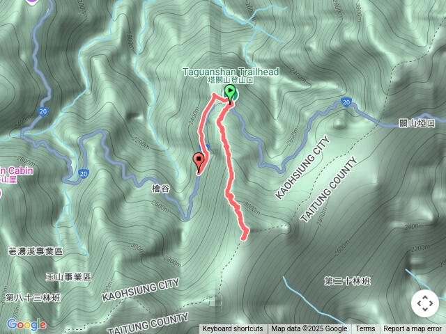 塔關山登山步道