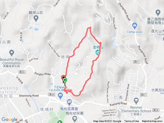 坔埔山O路線