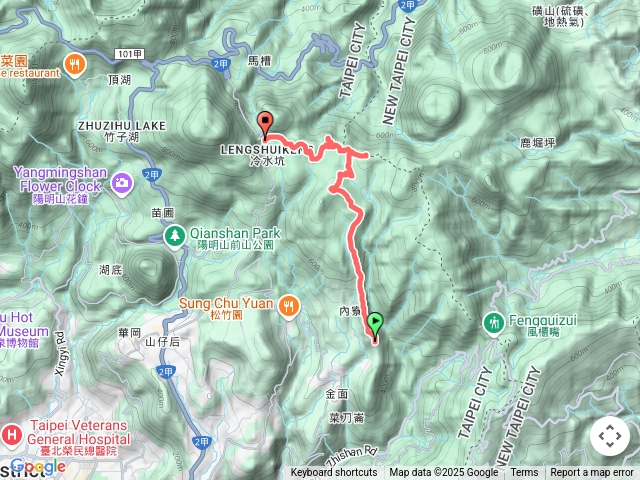 坪頂古圳步道-清風亭-新圳頭山-焦瑪古道-擎天岡東峰-擎天岡山