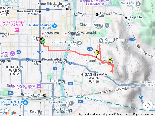 20250401京都四條高台寺清水寺早上散步