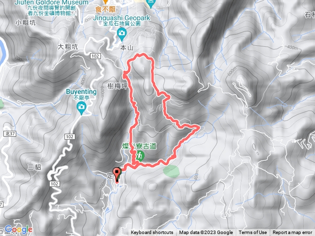 貂山古道、燦光寮古道O形