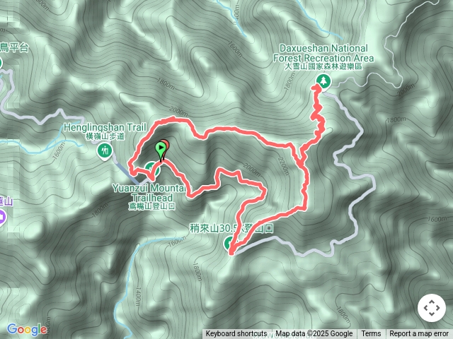 鳶嘴稍來O繞+大雪山森林遊樂區