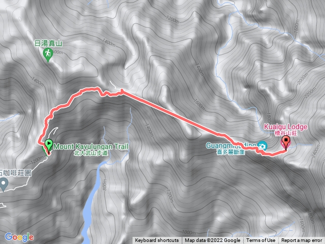 新登山到檜谷山莊