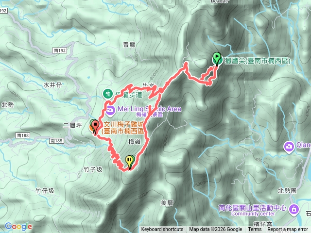 梅嶺竹子尖山-梅峰-獵鷹尖-伍龍預覽圖