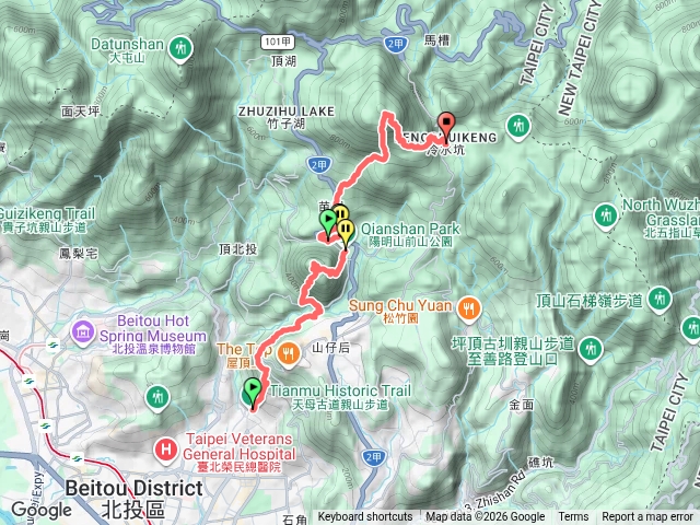 20260927天母水管路紗帽山七星山東峰下冷水坑