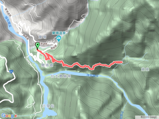 東埔八通關古道