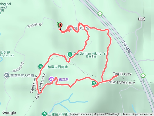 台北深坑土庫岳＆山豬淚湖＆山豬窟尖
