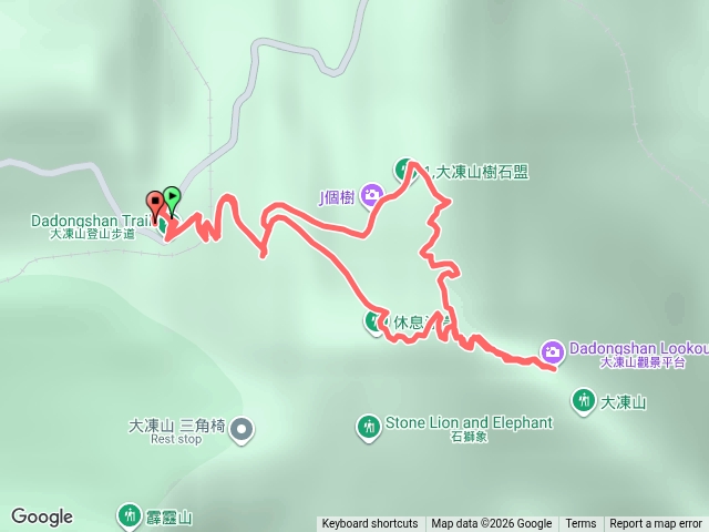 奮起湖大棟山