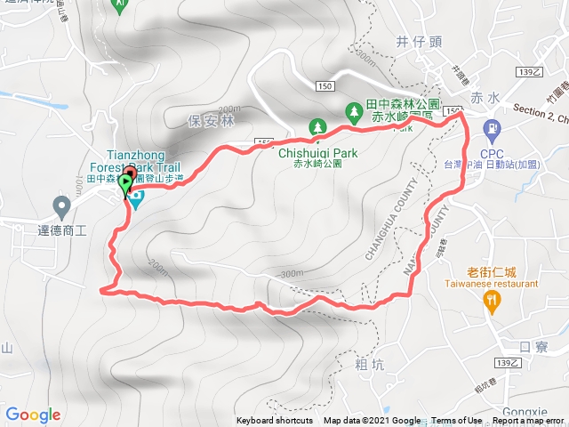 田中森林登山步道