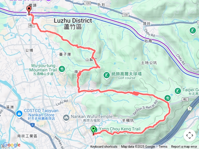 南崁國小 羊稠坑步道 五酒桶步道 山鼻山捷運站