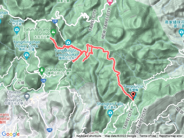 風櫃嘴-七星山折返，順遊竹篙山、絹絲瀑布