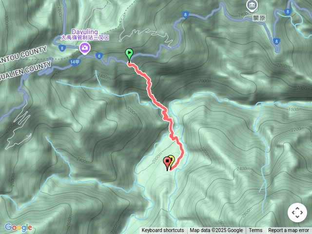 250423屏風山登山口到山屋
