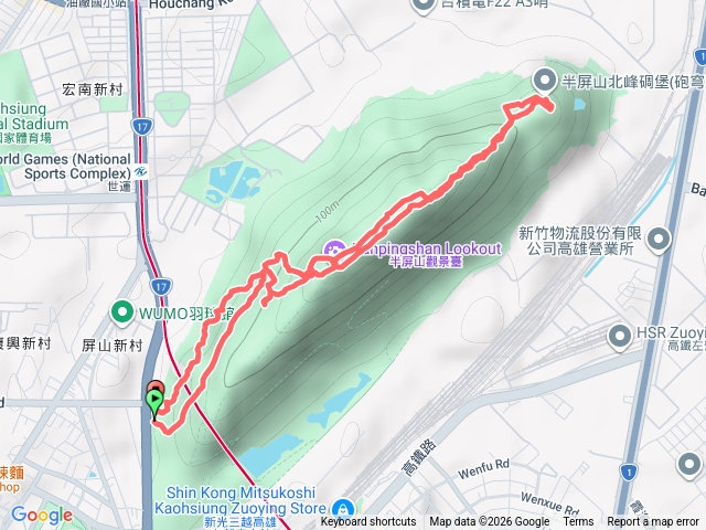 半屏山O繞預覽圖