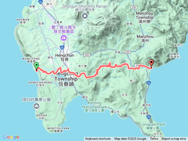 114.2.4~5 橫越南半島 台灣海峽到太平洋