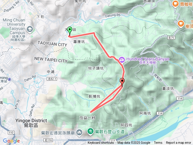 福源山步道到鶯歌石預覽圖