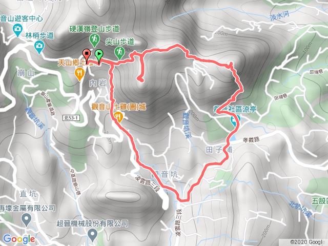 觀音山占尖山福隆山O型走