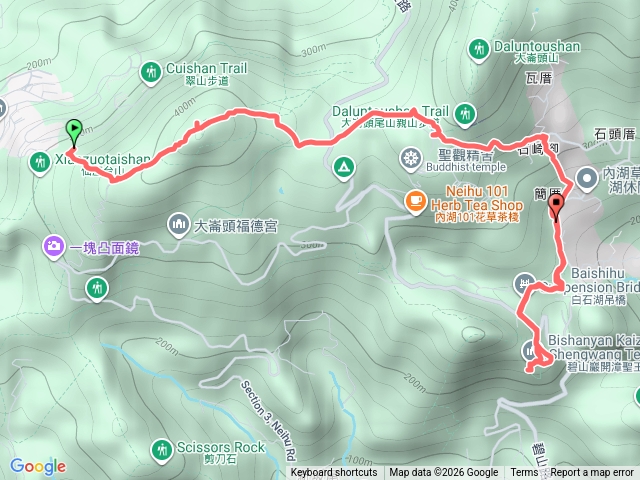 大崙尾山步道-白石湖預覽圖