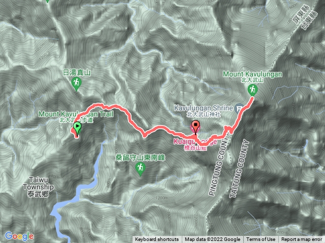 北大武山兩天一夜