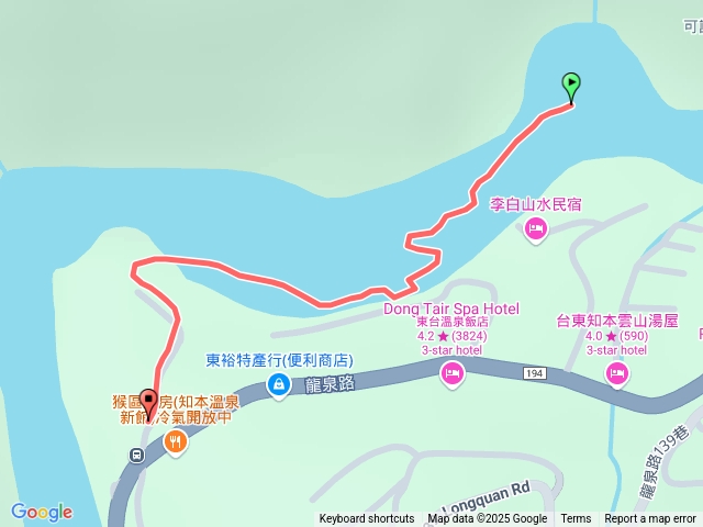 2025/01/02 知本野溪溫泉 回程