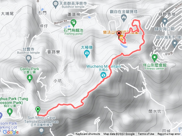 天上山到文筆山