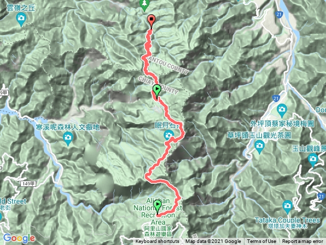 新阿溪縱走 經水漾森林