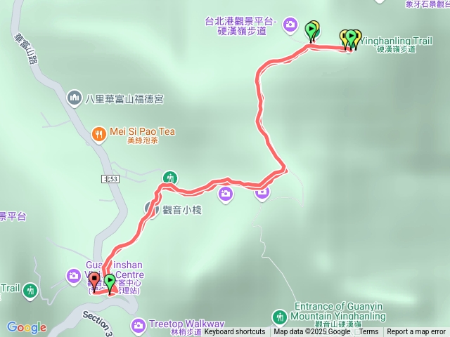 觀音山遊客中心-硬漢嶺